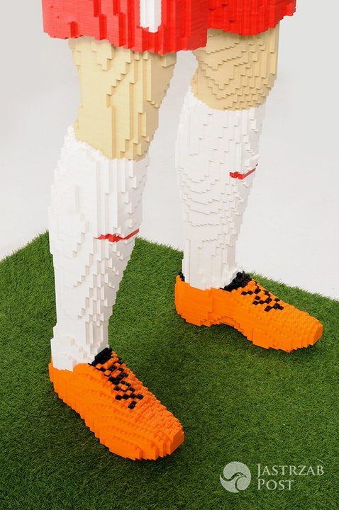 Robert Lewandowski jako figura Lego