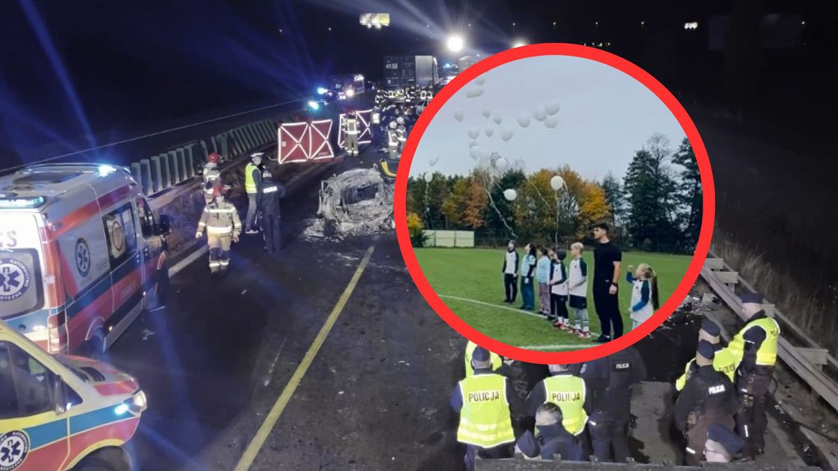 Pożegnali ofiary wypadku na S7