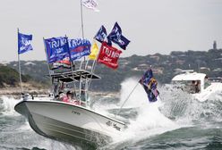 USA. Łodzie tonęły i rozbijały się o skały. Tak wyglądała parada poparcia dla Donalda Trumpa