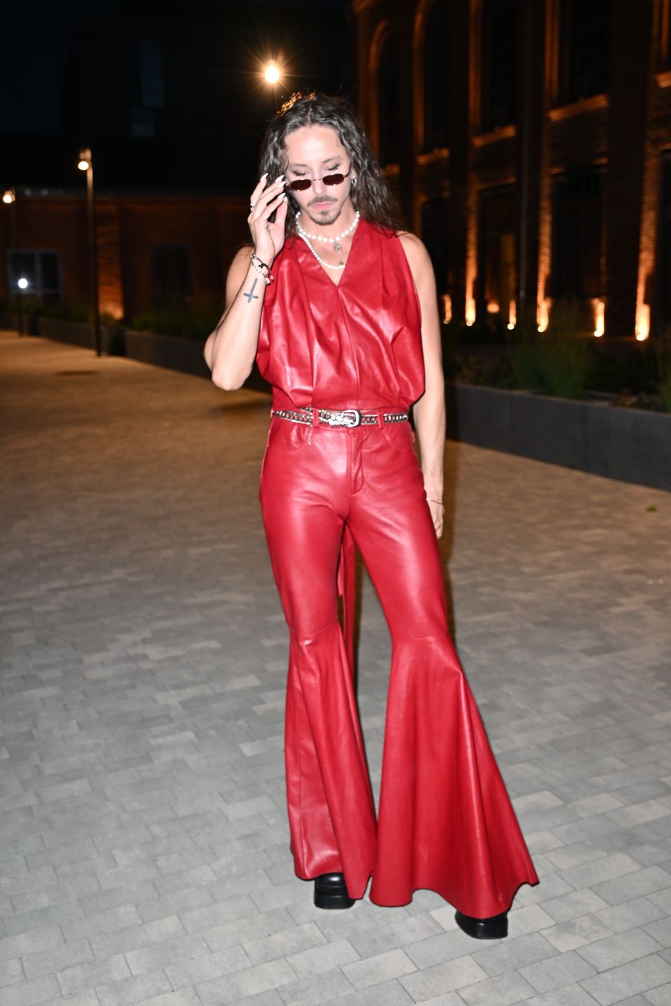 Michał Szpak na pokazie mody Joanny Przetakiewicz