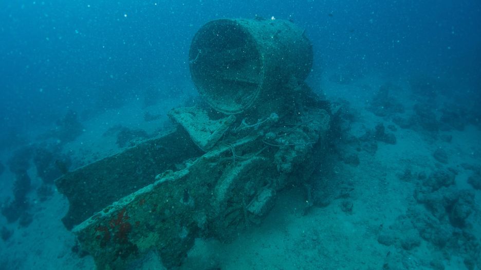 Wrak na dnie morza (zdjęcie ilustracyjne)