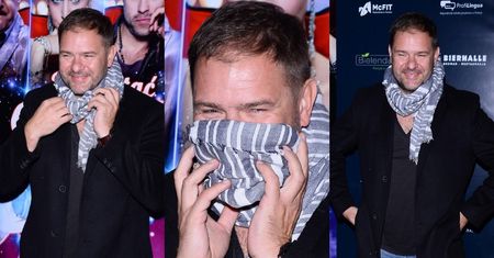 Koronasceptyczny Tomasz Karolak dokazuje na ściance i KPI z noszenia maseczek (ZDJĘCIA)