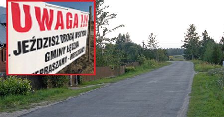 Sołtys z Lubelszczyzny nie wytrzymał. Taki baner postawił przy drodze