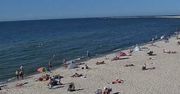 Upały w Polsce. Była godzina 17:30. Ujęcie z Kołobrzegu