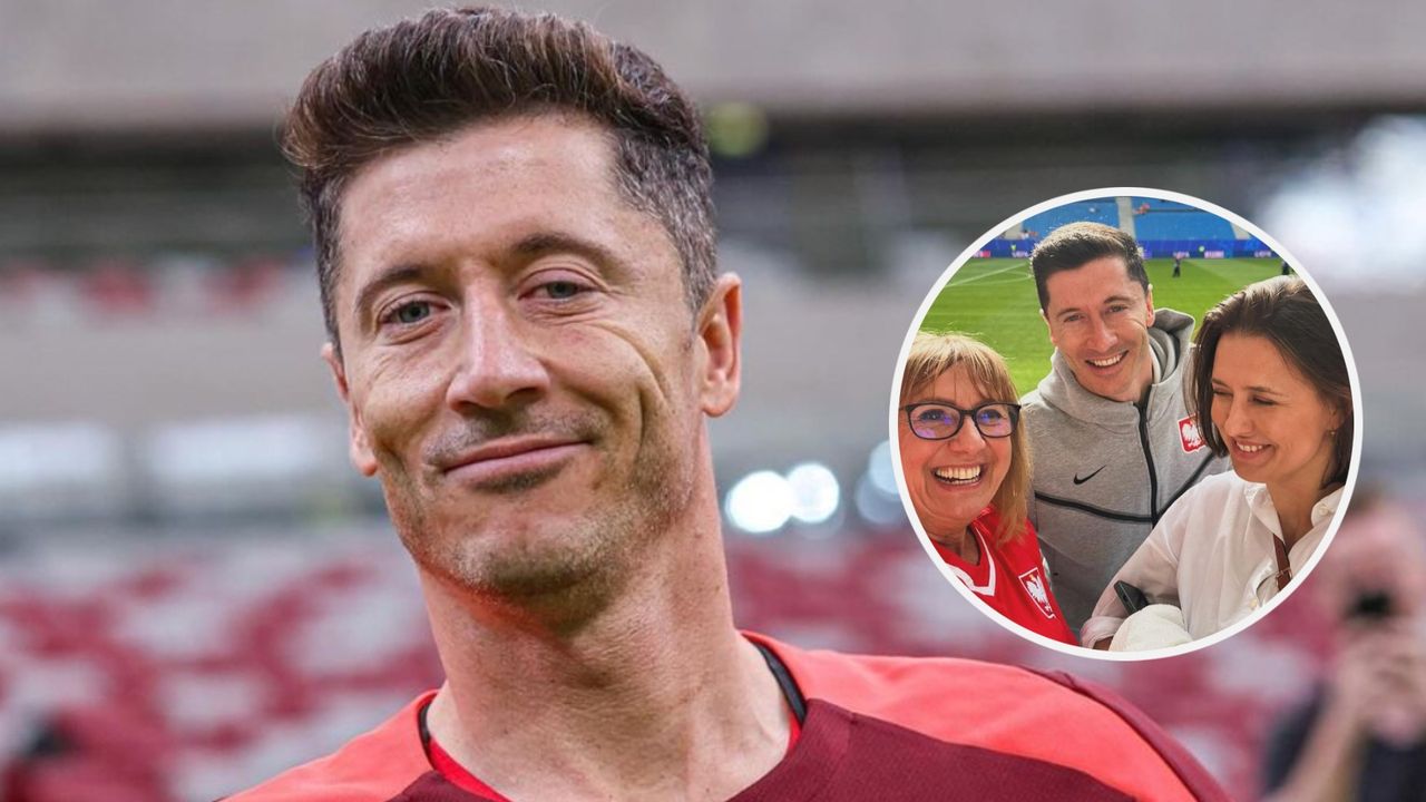 Robert Lewandowski mógł liczyć na wsparcie rodziny podczas Euro 2024