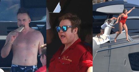 Elton John wypoczywa z mężem i przyjaciółmi na jachcie w Monako (ZDJĘCIA)