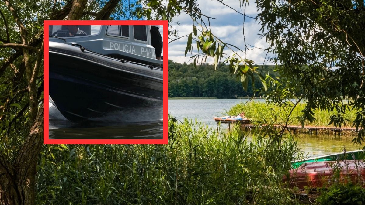 Trwają poszukiwania 18-latka na jeziorze Juksty.