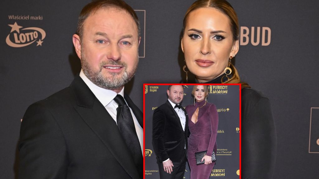 Tomasz Frankowski z żoną Edytą