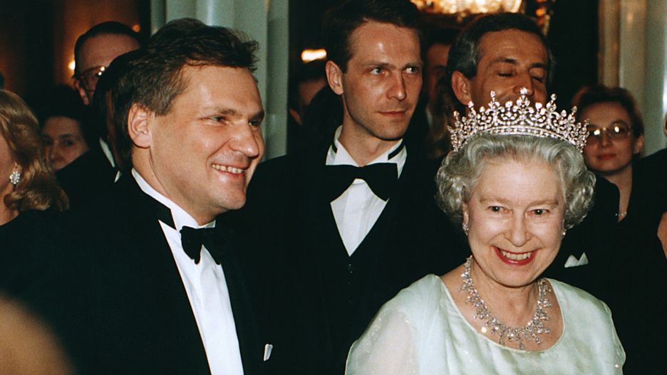 Polska 1996, tiara, Elżbieta II, Królowa Elżbieta II