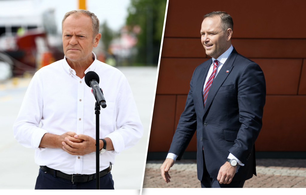 Pierwsza batalia Tusk kontra Nawrocki. Spór o wiatraki i ceny prądu