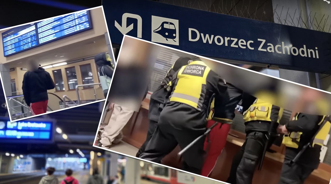 Bulwersujące działania ochrony na poznańskich dworcach.