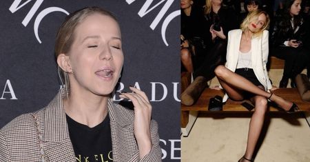Anja Rubik próbuje zmieścić w kadrze długie nogi. Jessica Mercedes zachwycona: "ODDAJ MI JE"