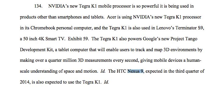 Nvidia potwierdziła Nexusa 9 HTC. W dość nieoczekiwany sposób 2
