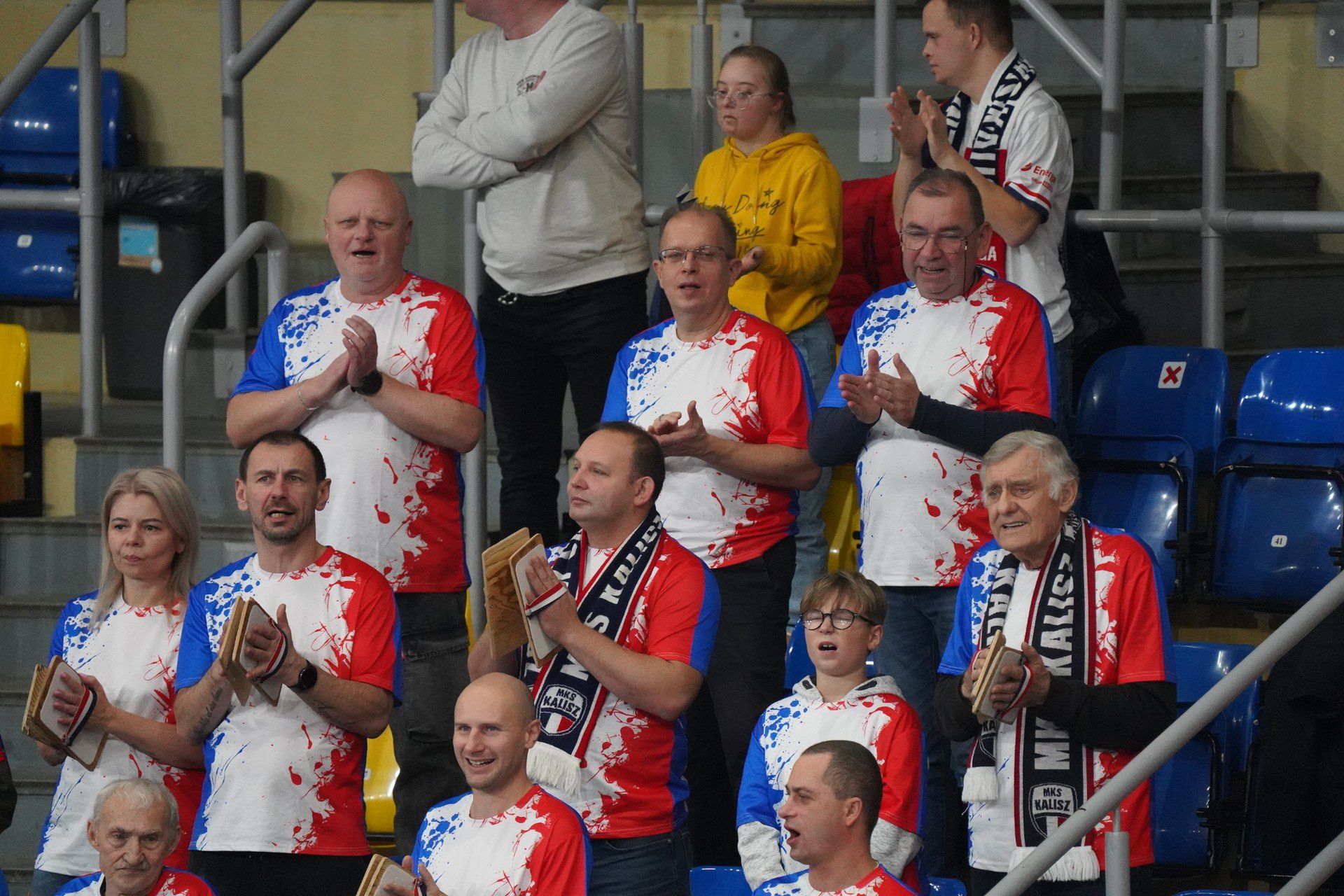 Kibice podczas meczu Netland MKS Kalisz - Wisła Płock