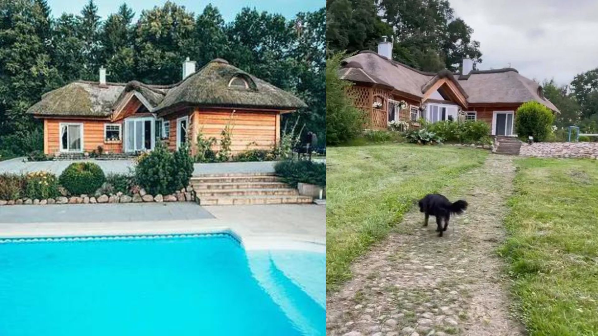 Edyta i Cezary Pazurowie spędzili święta w mazurskiej posiadłości