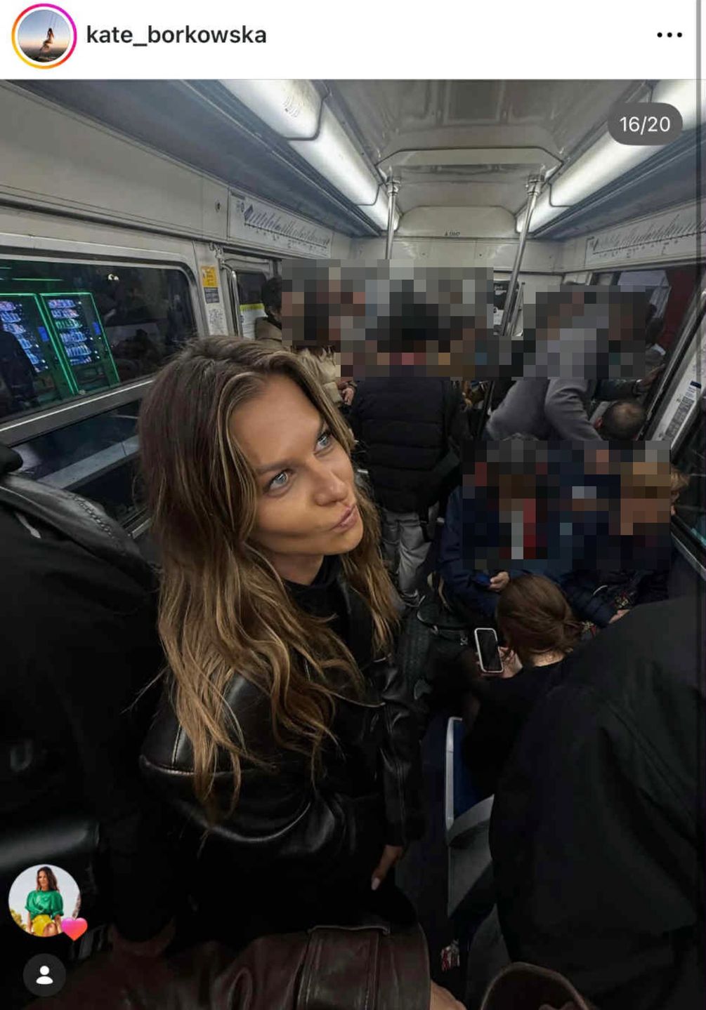 Anna Lewandowska wspomina przejażdżkę metrem