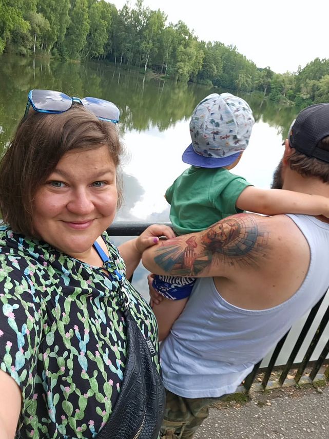 Dominika Gwit z synem