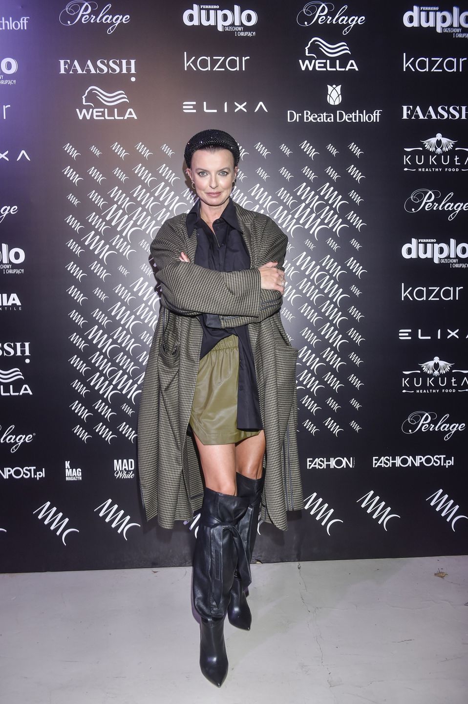 Katarzyna Sokołowska na pokazie MMC