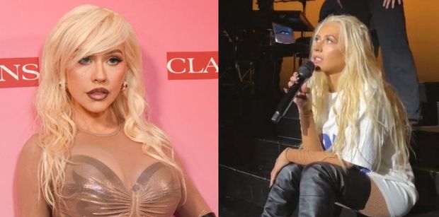 Christina Aguilera dodała wideo z próby generalnej. Internauci w szoku: "Wygląda jak ZUPEŁNIE INNA osoba" (WIDEO)