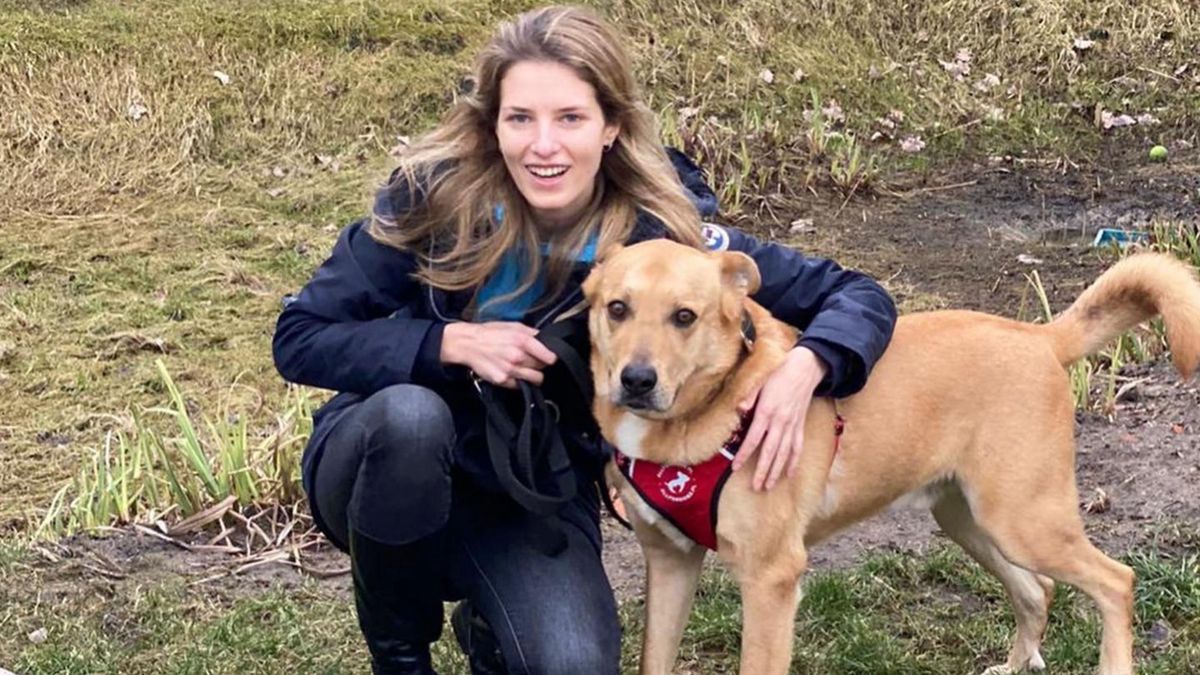 Aleksandra Prykowska z psem