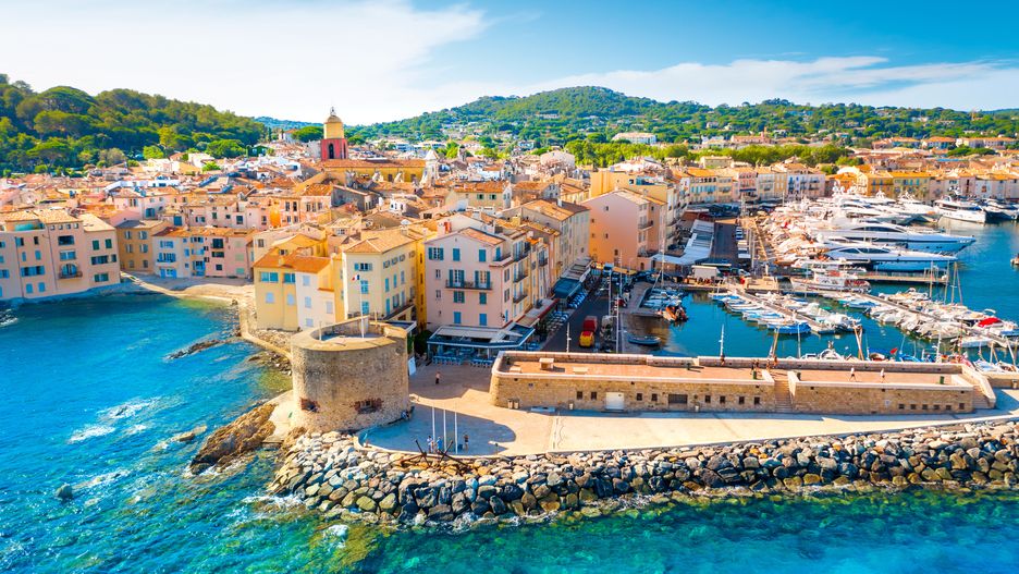 Widok na bajkowe Saint-Tropez