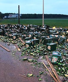 Zdarzenie drogowe w Opolu