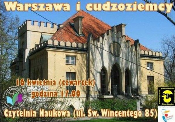 Warszawa i cudzoziemcy - prelekcja w Czytelni Naukowej