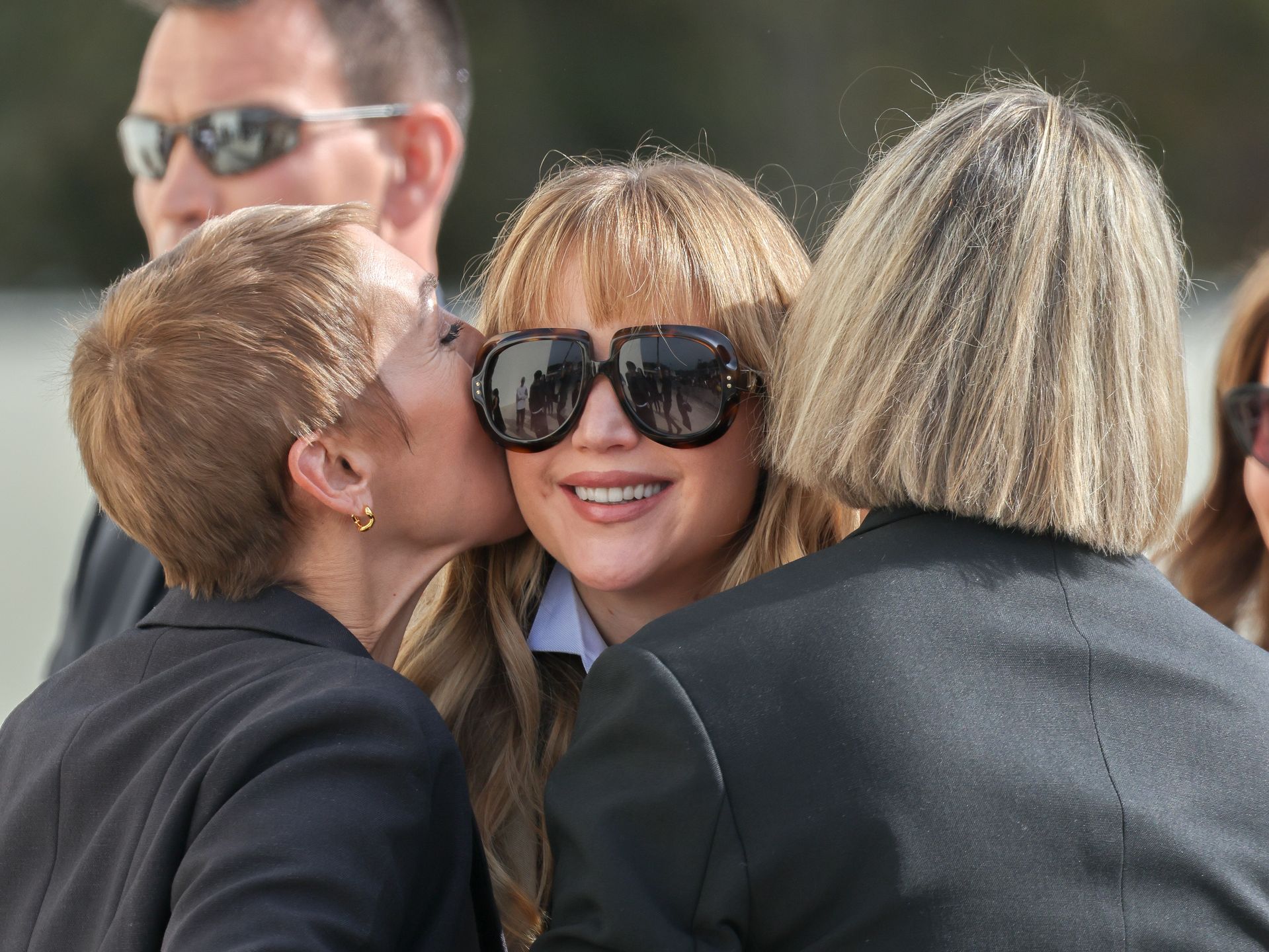 Jennifer Lawrence na pokazie Diora