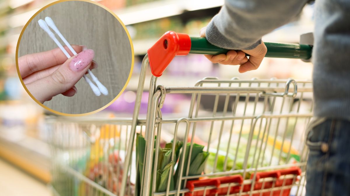 Wózek sklepowy odblokujesz za pomocą patyczka kosmetycznego.