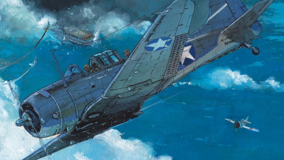 "Wielkie bitwy morskie – Midway", scen. Jean-Yves Delittie, rys. Giuseppe Baiguera