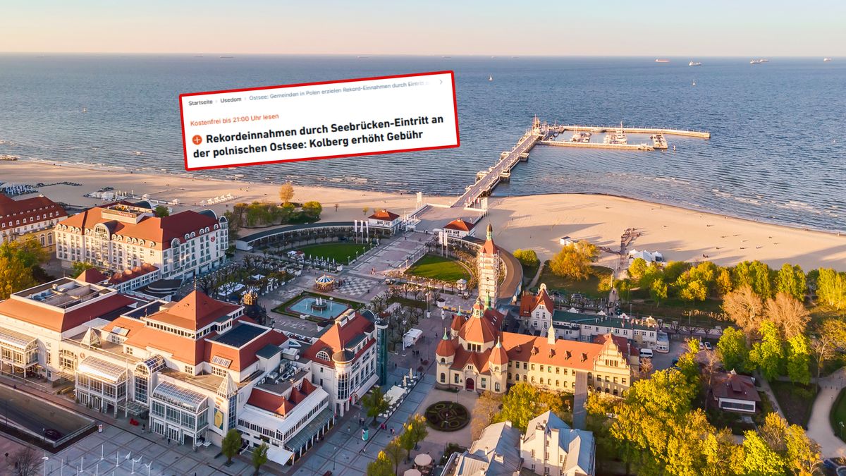 Niemcy rozpisują się o opłatach za wejście na molo w Polsce.