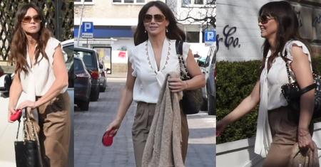 Rusin kokietuje paparazzi: "Chyba nie do mnie ta delegacja, co?"