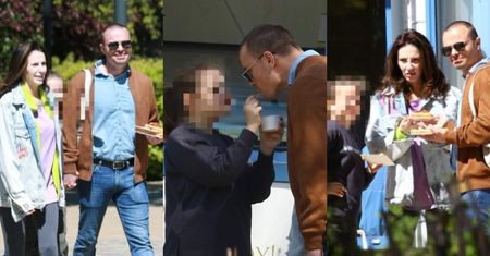 Marcin Hakiel z córką i ukochaną Dominiką relaksują się w Sopocie, pałaszując gofry i lody (ZDJĘCIA)