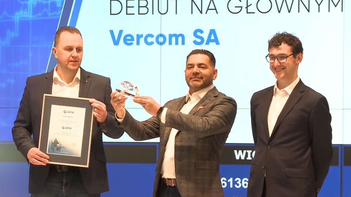 Vercom zadebiutował na giełdzie.