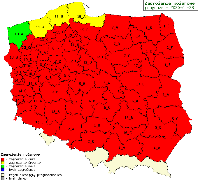 Mazowsze. Sześć nadleśnictw zakazało wstępu do lasu