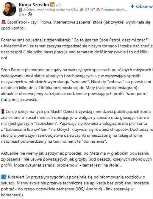 Nowy obrzydliwy trend. Szon Patrol ruszył na polowanie