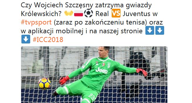 Szef TVP Sport: surowe konsekwencje dla wydawcy za brak transmisji meczu Real - Juventus