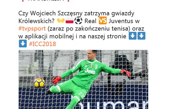 Szef TVP Sport: surowe konsekwencje dla wydawcy za brak transmisji meczu Real - Juventus