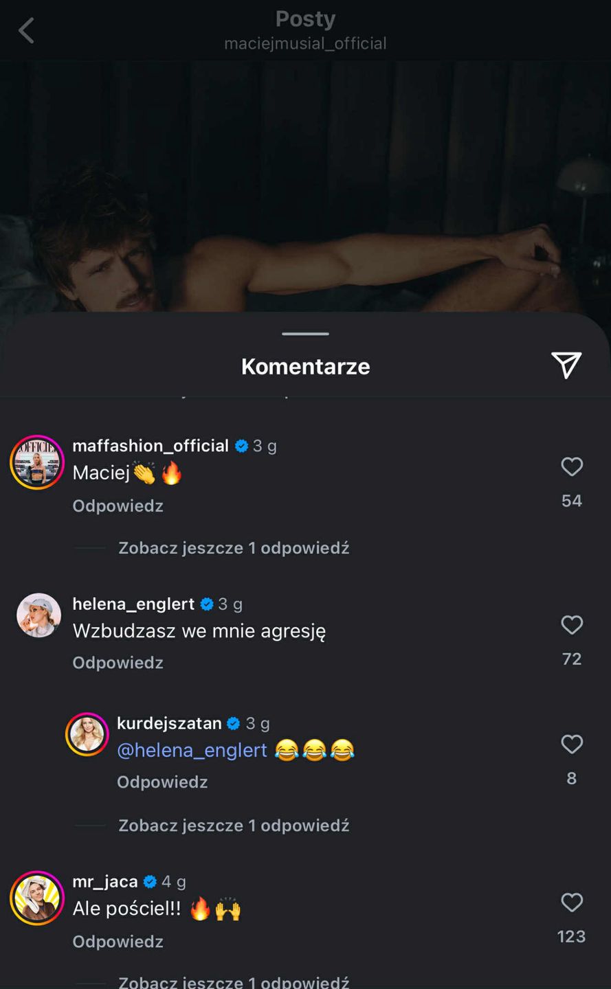 Celebrytki zachwycają się Maćkiem Musiałem