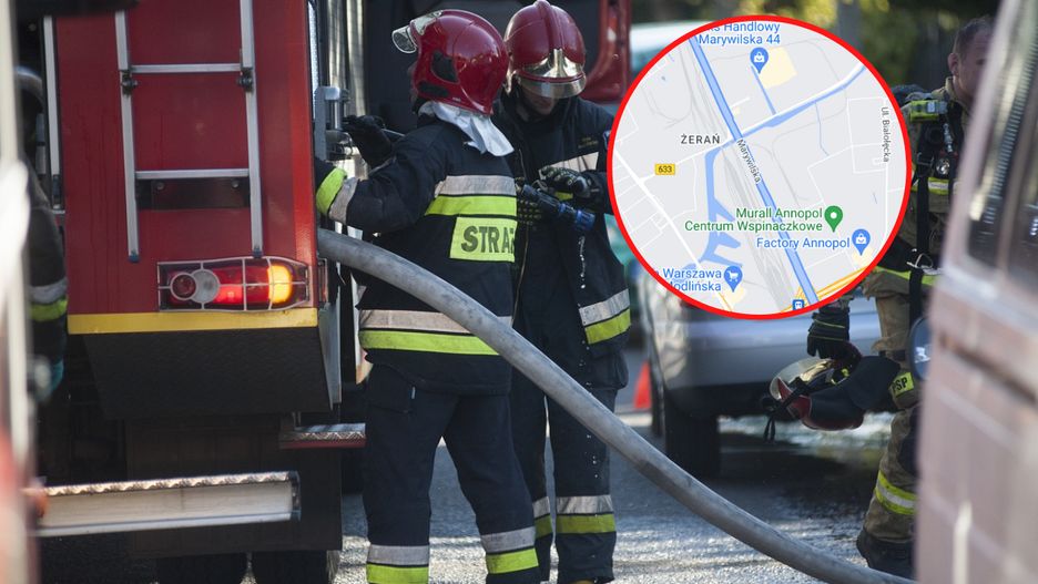 Kolejny pożar przy Marywilskiej w Warszawie