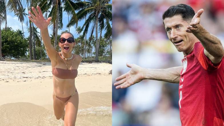 Kinga Rusin hasa w bikini po plaży i ZAWSTYDZA polską reprezentację po EURO 2024: "Przynajmniej mają już wakacje" (FOTO)