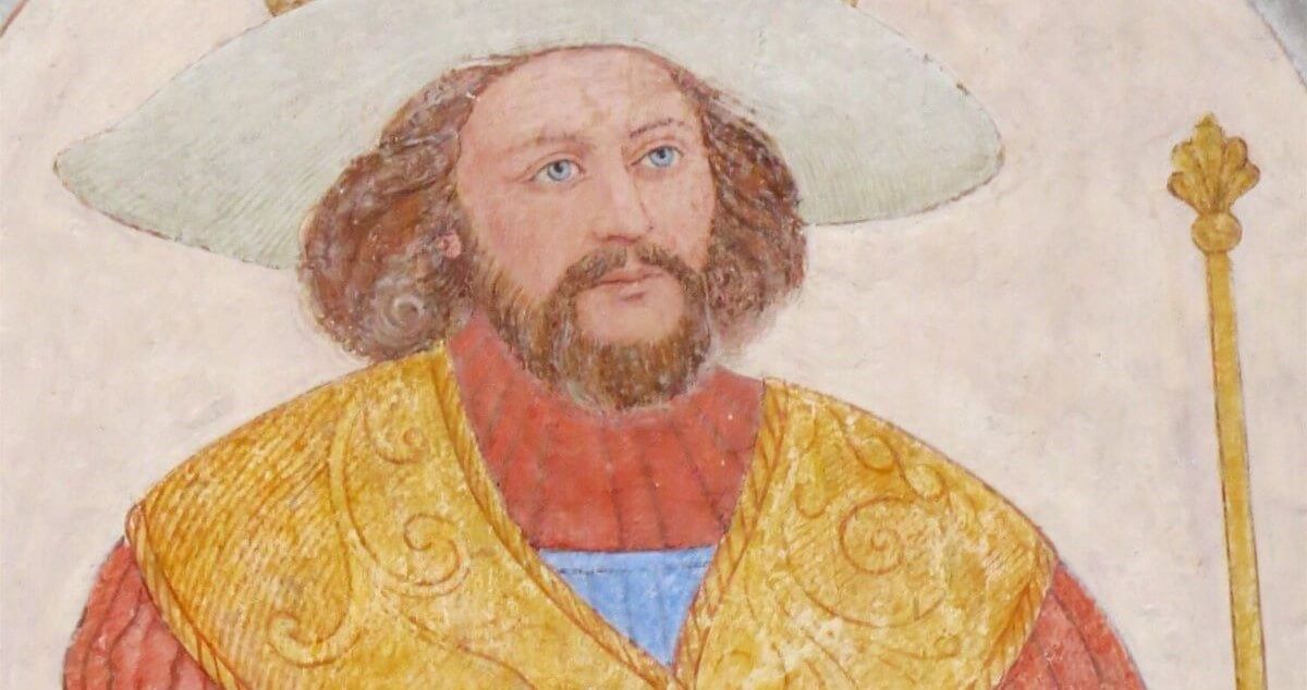 Harald Sinozęby. Fresk z Roskilde