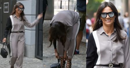 Wyluzowana Rusin zgarnia reprymendę za uciekanie przed paparazzi (WIDEO)