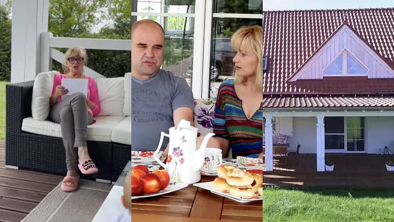 Katarzyna i Cezary Żakowie mieszkają w bajkowej scenerii. Ich mazurska willa zachwyca w każdym calu [ZDJĘCIA]