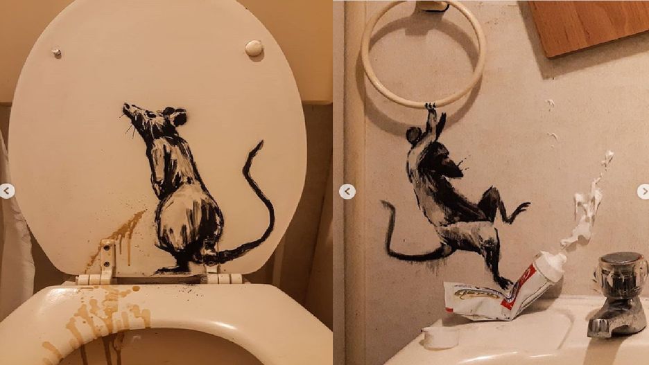 Banksy prezentuje najnowsze dzieło na Instagramie