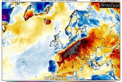 Mapa upałów w Europie. Nad Polską niemal czarno