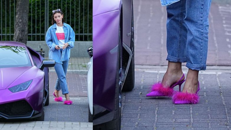 Klaudia Halejcio pojechała na miasto lamborghini za dwa miliony złotych