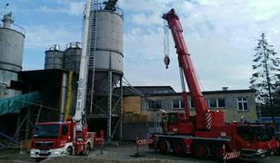 Tragiczny wypadek w Kolbudach. Mężczyzna zginął przygnieciony przez silos