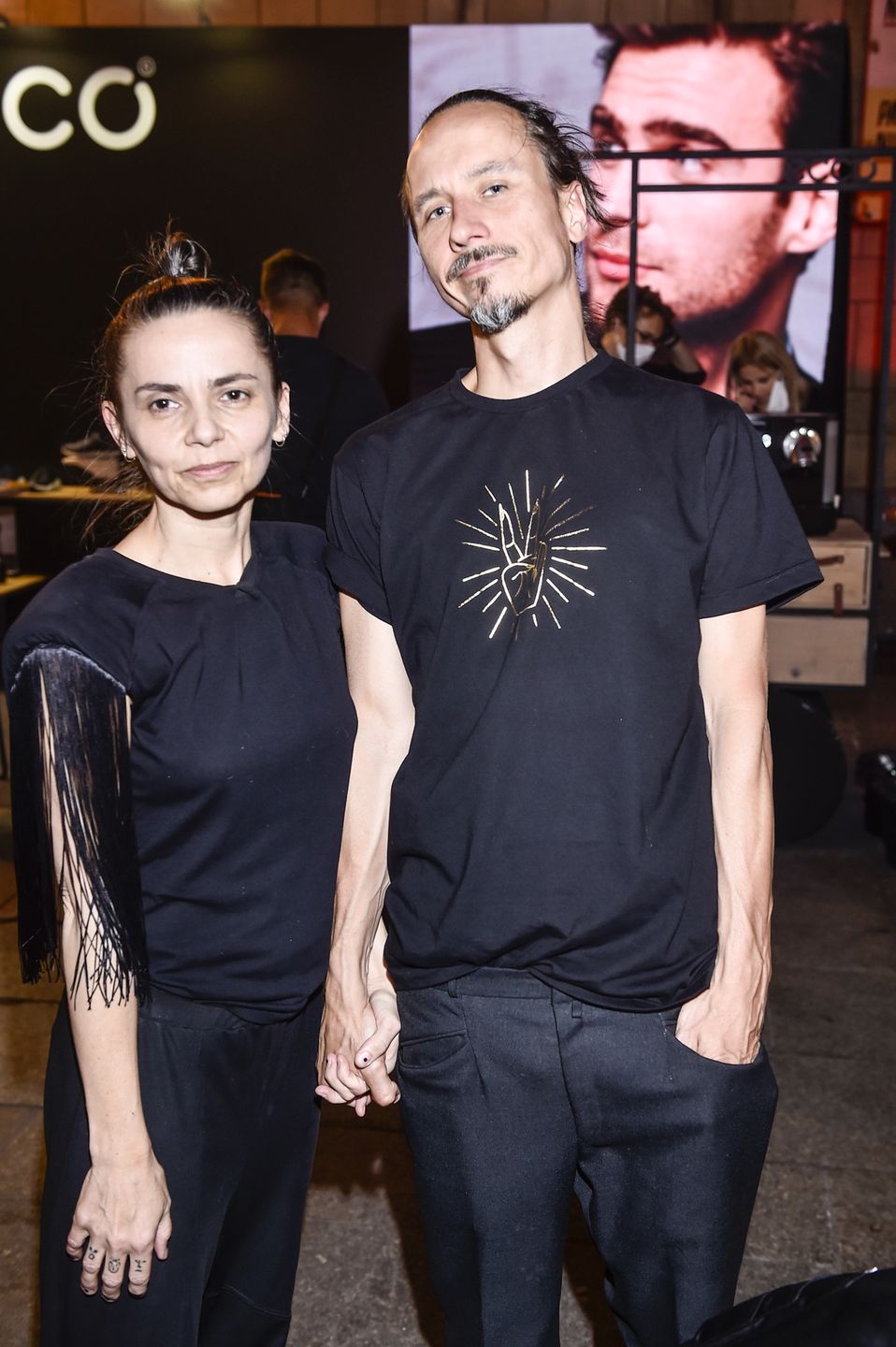 Rafał Maćkowiak z żoną