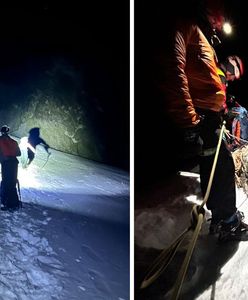 Nocna akcja w Tatrach. Czeski turysta utknął na Lodowym Zworniku